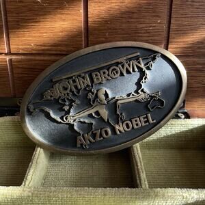 1994 Solid Brass Belt Buckle